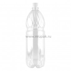 Бутылка ПЭТ 1 л. с крышкой  77 шт/упак прозрачная