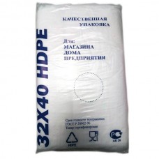 Фасовочные пакеты HDPE bags синий 32*40,  10 уп/ мешок