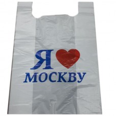 Пакет майка Москва, 30 упак/ мешок