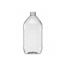 Бутылка ПЭТ 4,3 л. прозрачная  с крышкой  12 шт/ упак